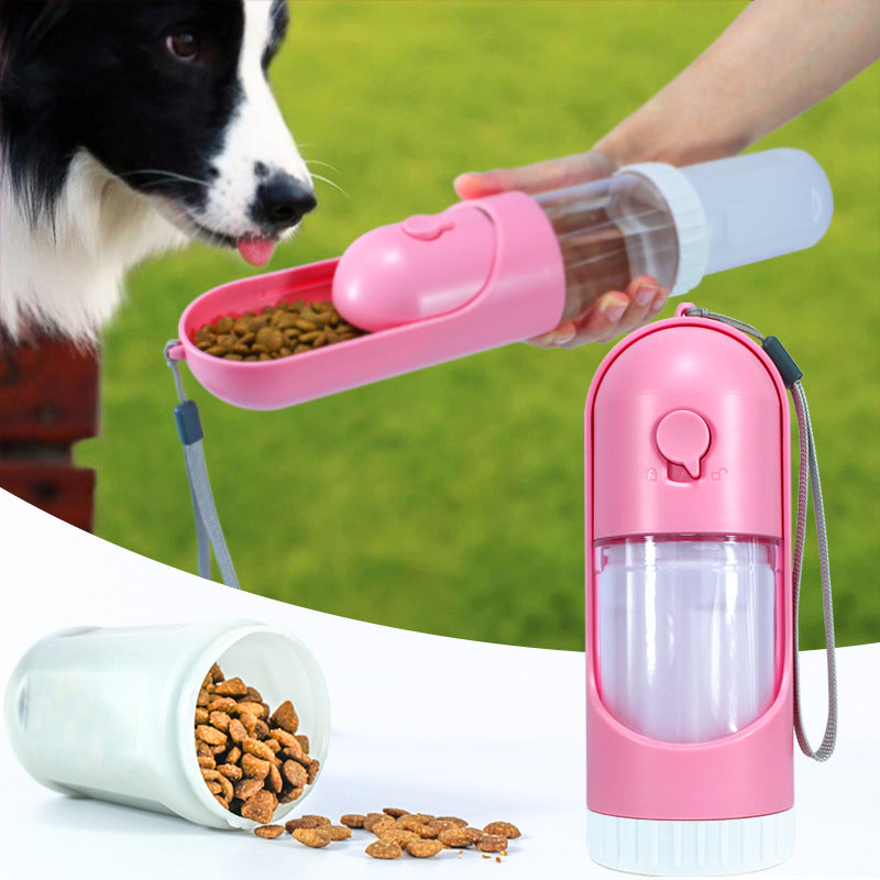 Outdoor Cat Drinking Water and Feeding Water Drinker Portable Pet Water Food Cup