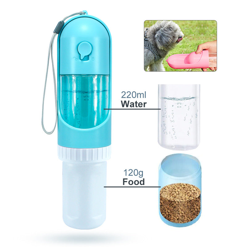 Outdoor Cat Drinking Water and Feeding Water Drinker Portable Pet Water Food Cup
