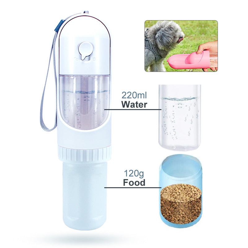 Outdoor Cat Drinking Water and Feeding Water Drinker Portable Pet Water Food Cup