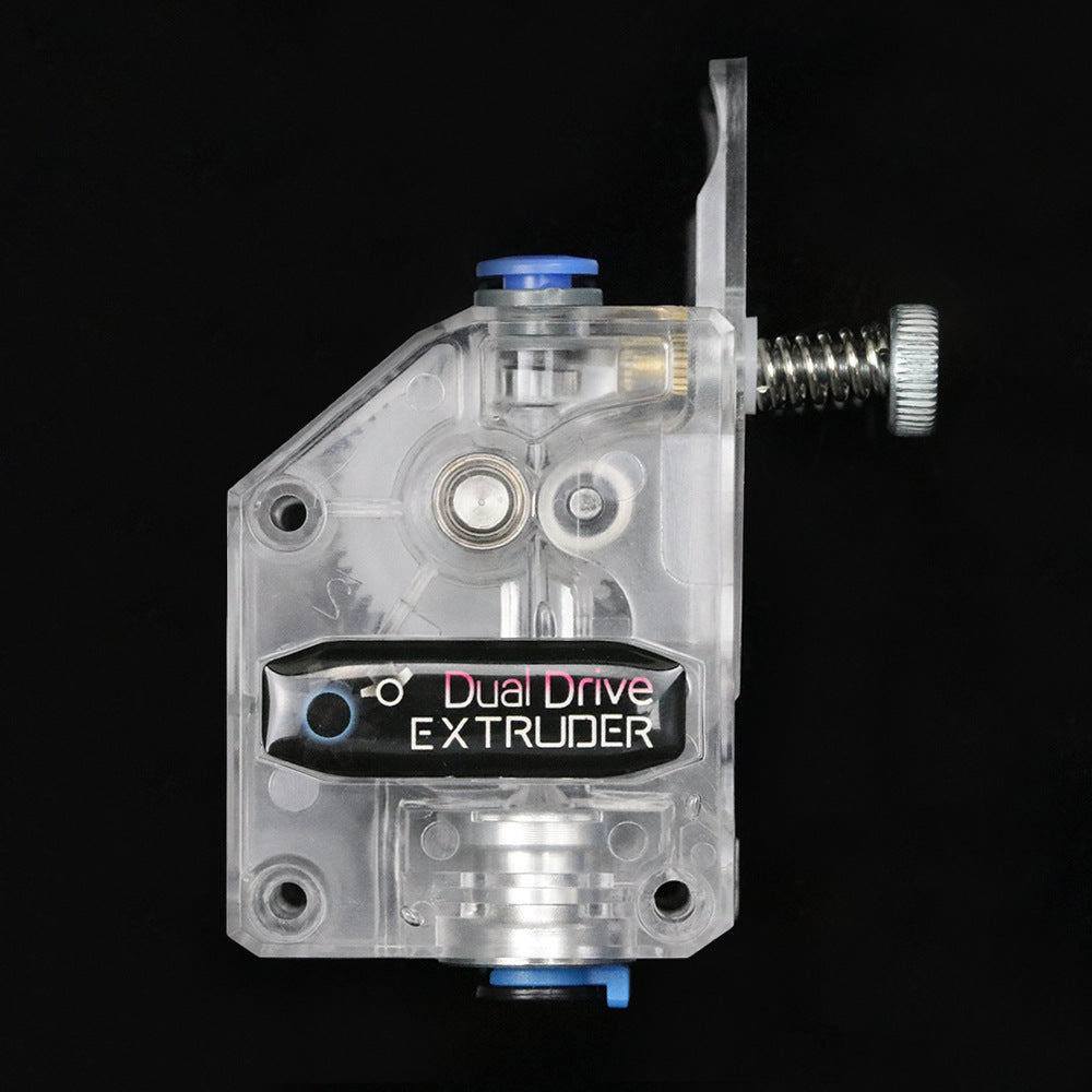 3D Printer Accessories, New Bmg Extruder, Transparent Type, Dual Gear Feeding, Soft Consumables