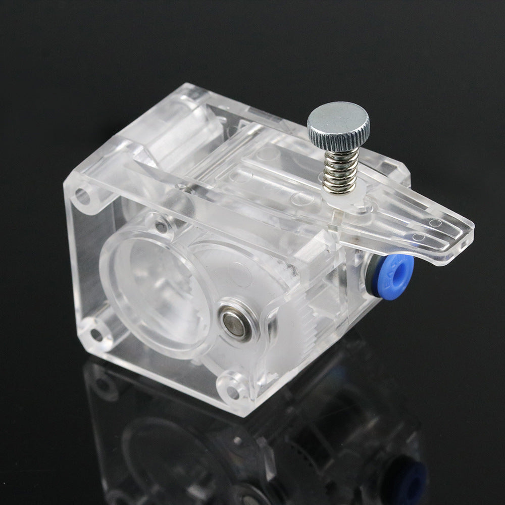 3D Printer Accessories, New Bmg Extruder, Transparent Type, Dual Gear Feeding, Soft Consumables
