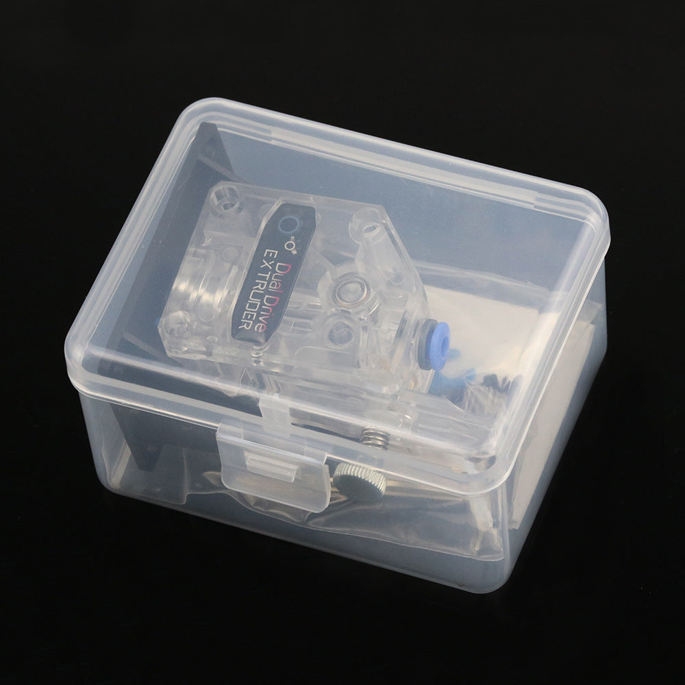 3D Printer Accessories, New Bmg Extruder, Transparent Type, Dual Gear Feeding, Soft Consumables