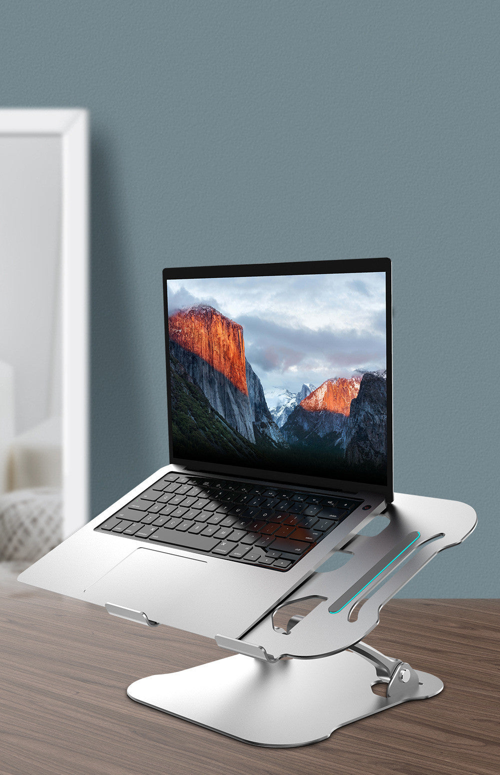 Compatible with Apple, Adjustable Lifting Laptop Bracket Aluminum Alloy Desktop Folding Ipad Tablet Cooling Bracket