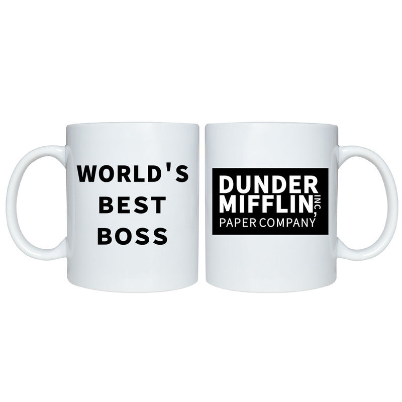 Dunder Mifflin World's Best Boss Ceramic Mug