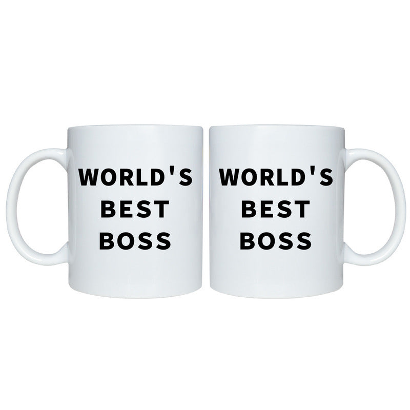Dunder Mifflin World's Best Boss Ceramic Mug