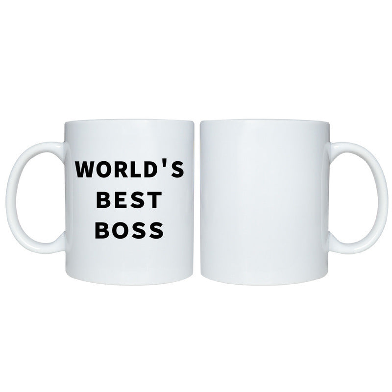 Dunder Mifflin World's Best Boss Ceramic Mug