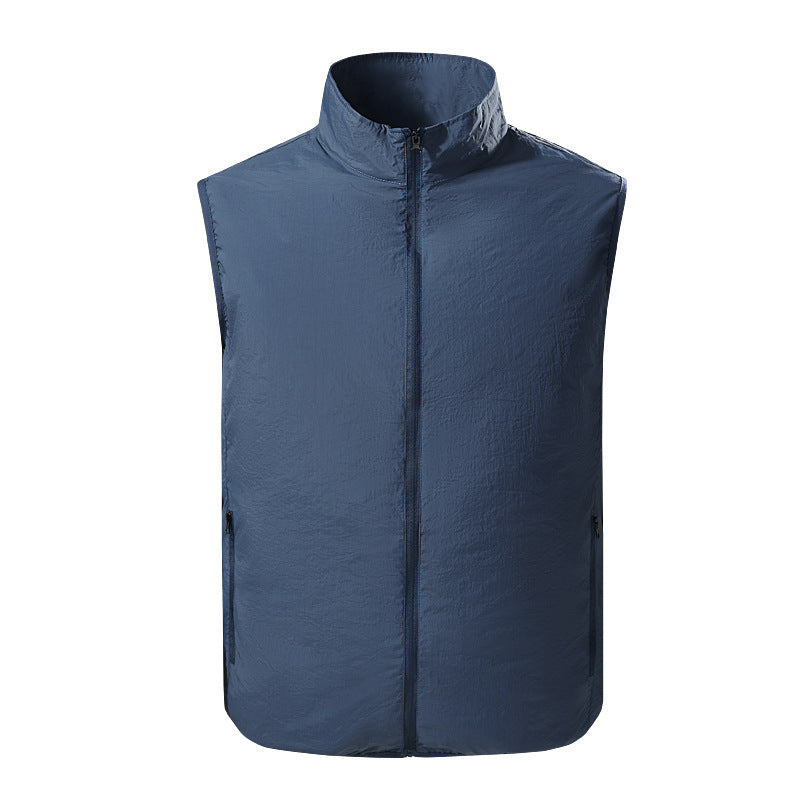 Cooling And Charging Sunscreen Vest With Fan