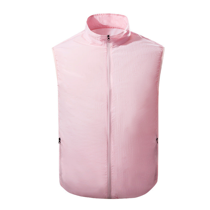 Cooling And Charging Sunscreen Vest With Fan