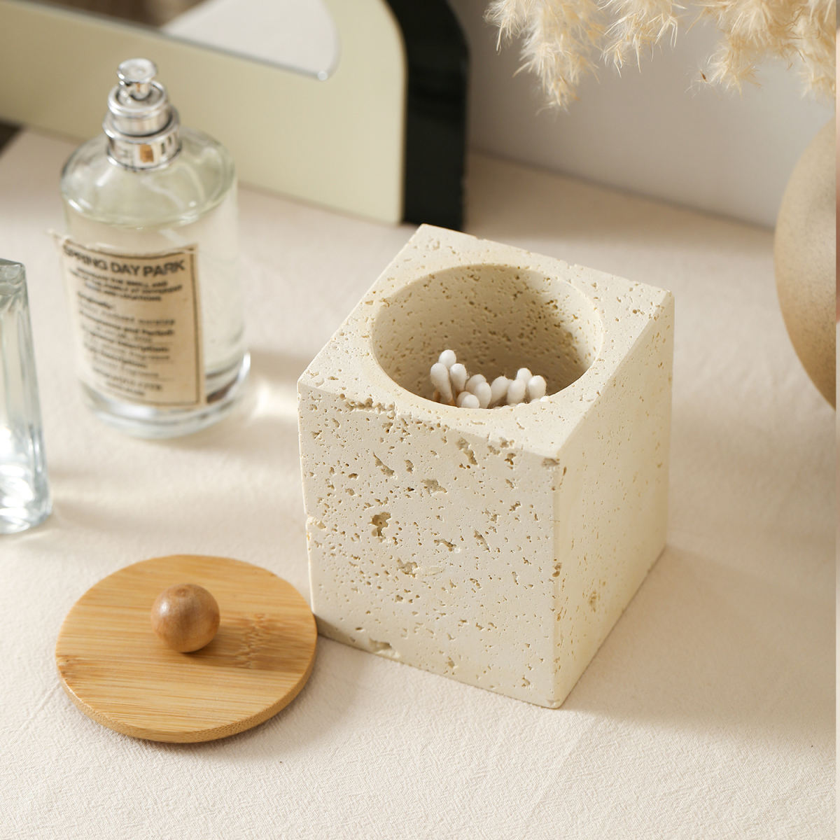Wabi-Sabi Style Cave Stone Storage Seven-Piece Set
