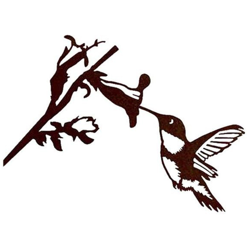 AliExpress Hummingbird Feeding Bird Owl Metal Bird Independent Decoration Insert Wrought Iron Decoration