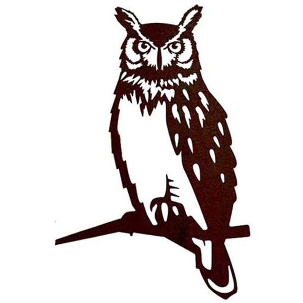 AliExpress Hummingbird Feeding Bird Owl Metal Bird Independent Decoration Insert Wrought Iron Decoration