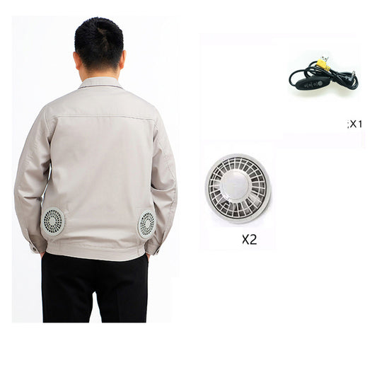 Cooling Air-Conditioning Suit With Fan