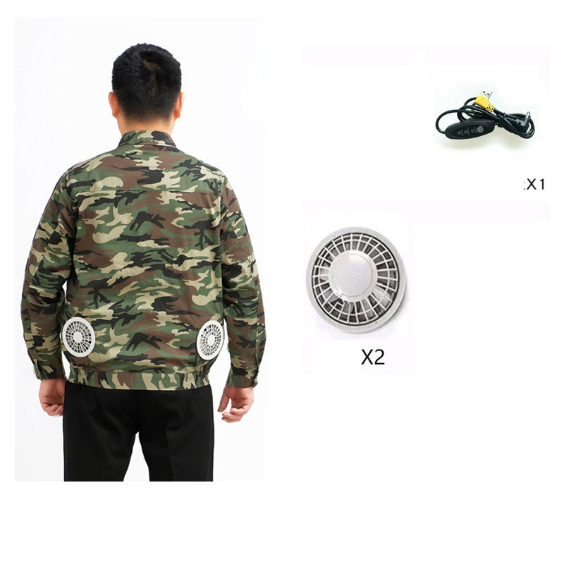 Cooling Air-Conditioning Suit With Fan