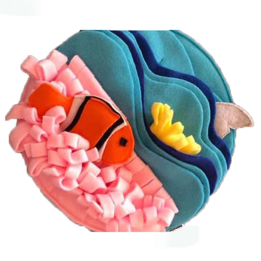 Pet Training Feeding, Vocal And Sniffing Mat