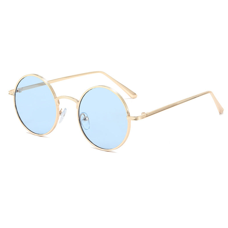 Prince Mirror Wu Yifan The Same Round Glasses Best Man Retro Sunglasses Men's Small Frame Sunglasses Women's Trendy Wholesale