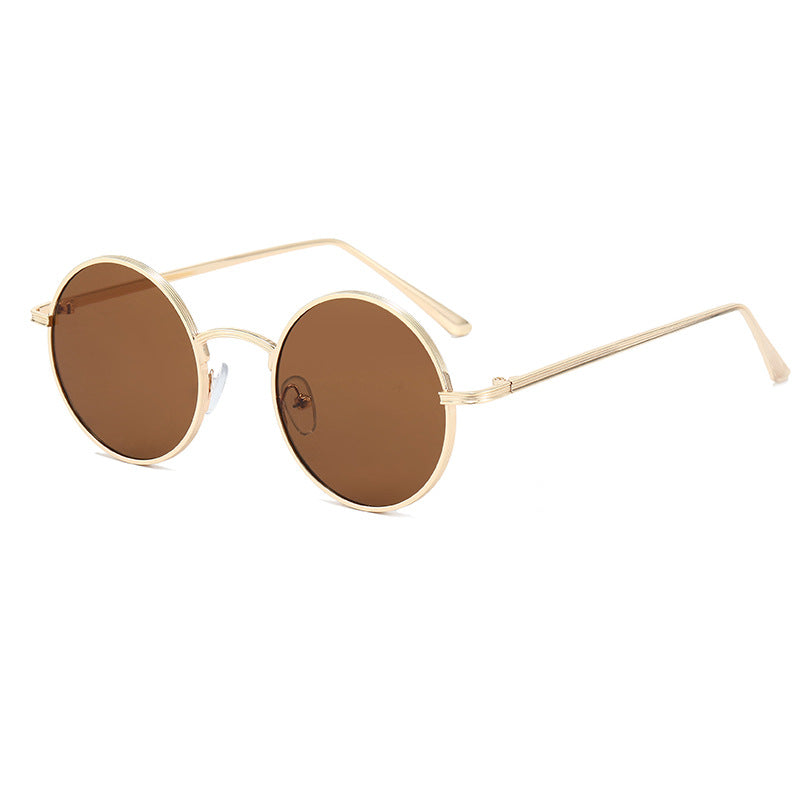 Prince Mirror Wu Yifan The Same Round Glasses Best Man Retro Sunglasses Men's Small Frame Sunglasses Women's Trendy Wholesale