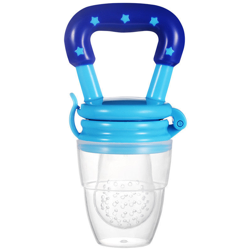 Baby Star Fruit And Vegetable Biting Happy Fruit Complementary Food Silicone Biting Bag Feeding Tableware Chewing
