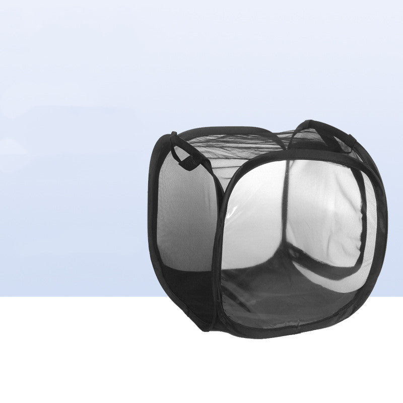 All Black Insect-proof Net Box Plant Greenhouse Net Box Praying Mantis Feeding Box Butterfly