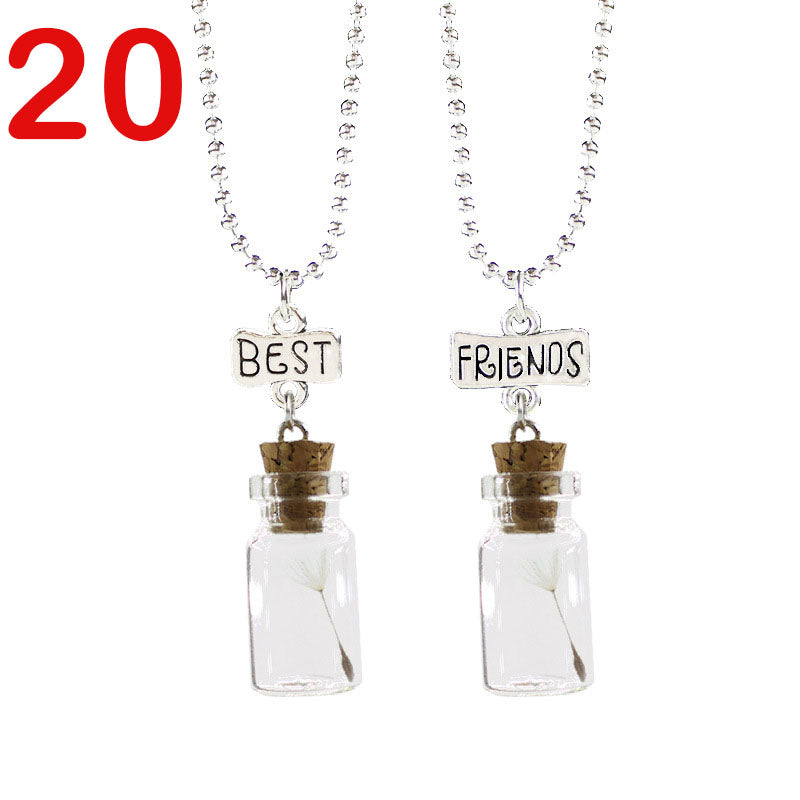 European And American Creative Best Friend Unicorn Necklace