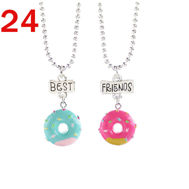 European And American Creative Best Friend Unicorn Necklace