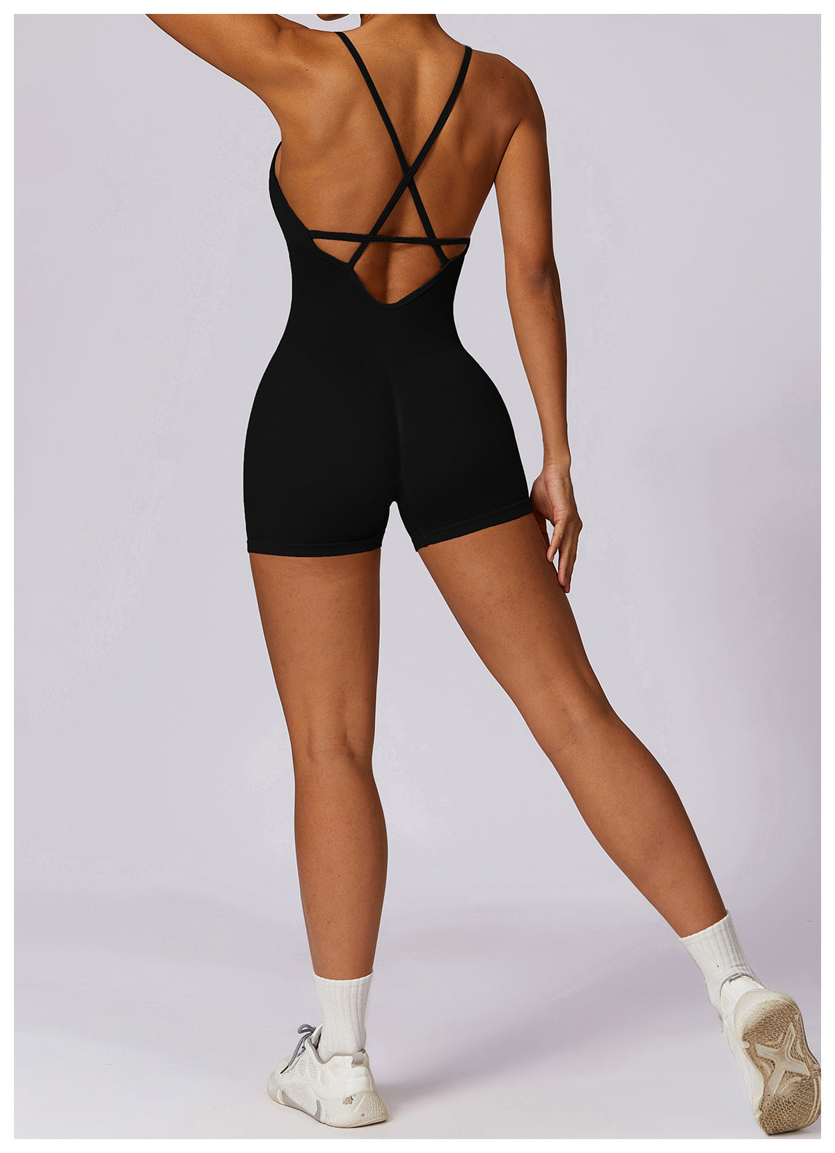 Fitness Seamless Beauty Back Yoga Jumpsuit Sports One-piece