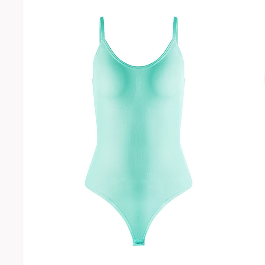 Seamless Body Shaping Jumpsuit With Abdominal Compression And Hip Lifting