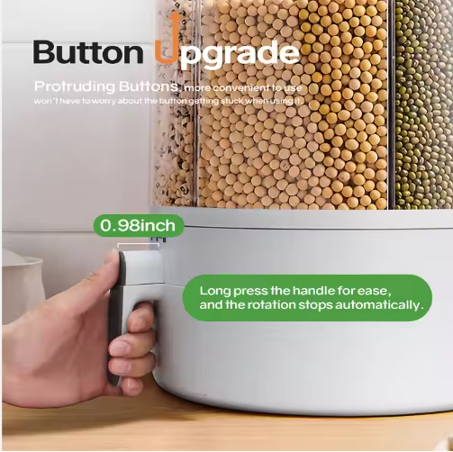 Rice Storage Containers Food Grain Cereal Bins Pet Food Storage Yikexiomi Bucket