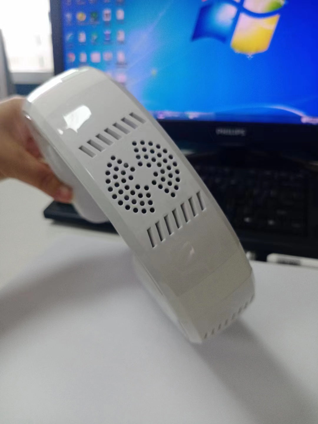 Halter Cooling Fan USB Charging Portable Leafless