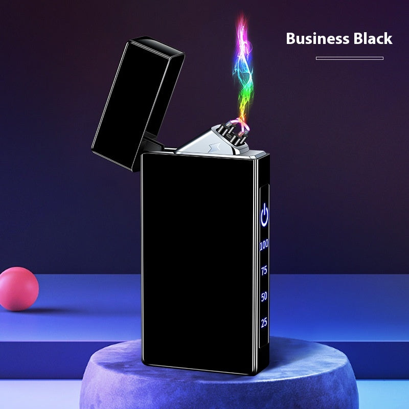 Double-layer Windproof Charging Intelligent Power Display Lighter
