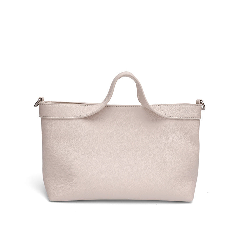 Korean-style Niche-design Handbag Cowhide Shoulder Bag
