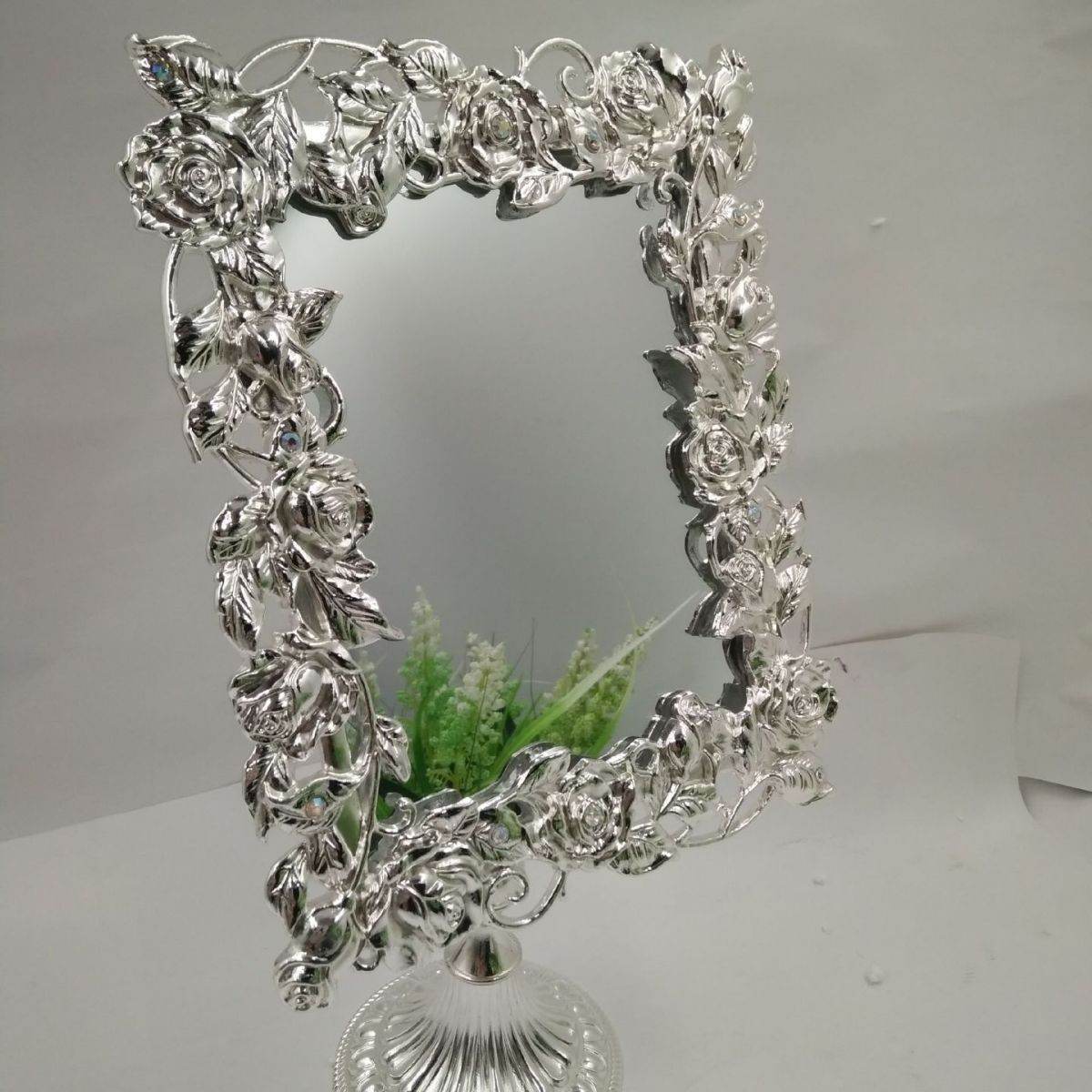 Festive Wine Red Makeup Mirror