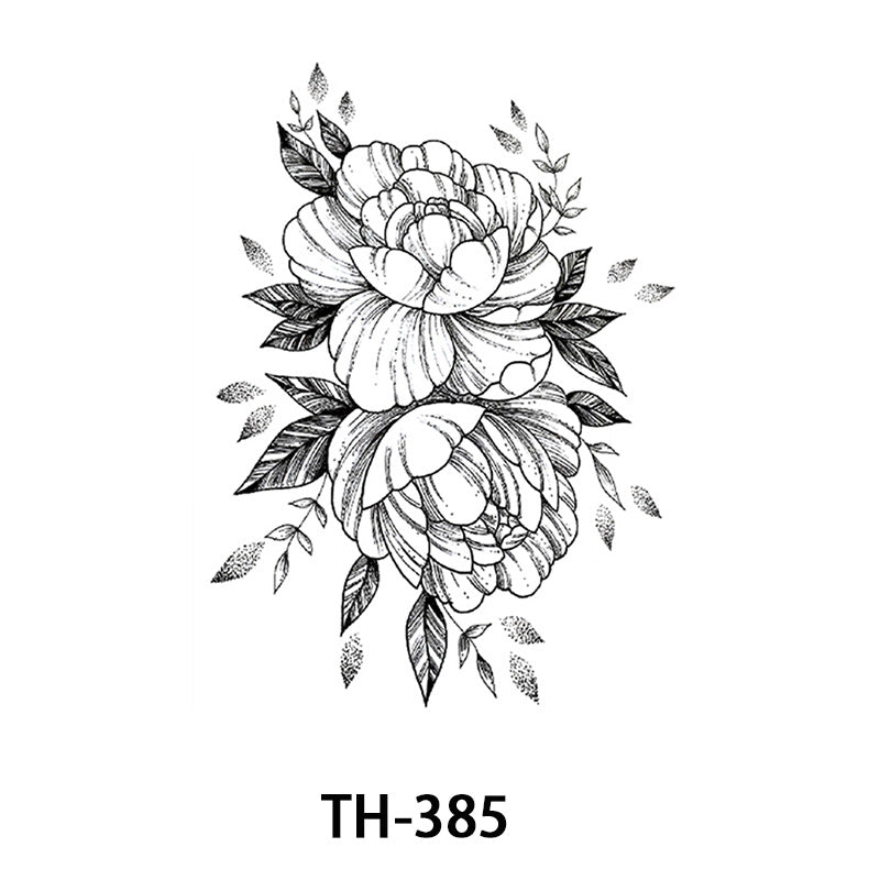 Half-sleeve Tattoo Stickersfox Wolf Head Floral Designs And Morerealistic Body Art