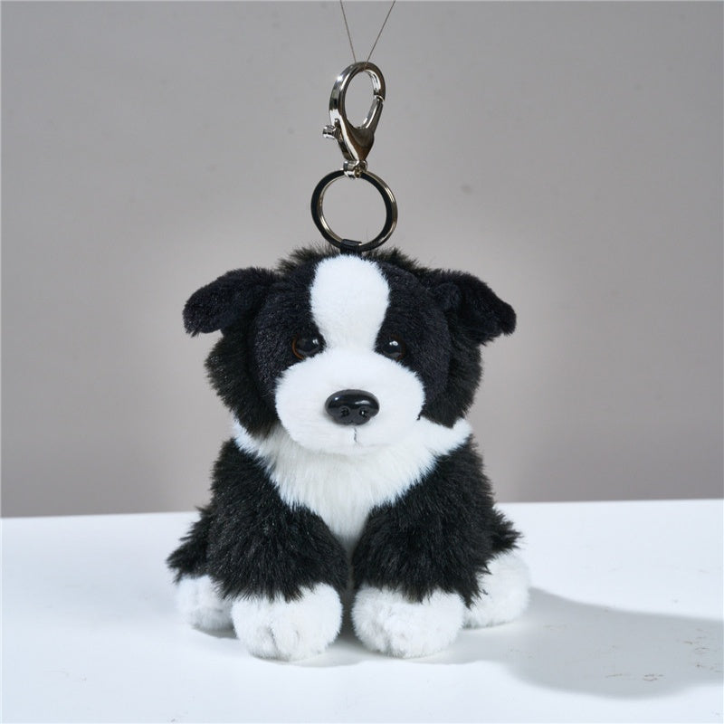 Border Collie Plush Toy Charm Decompression Gift