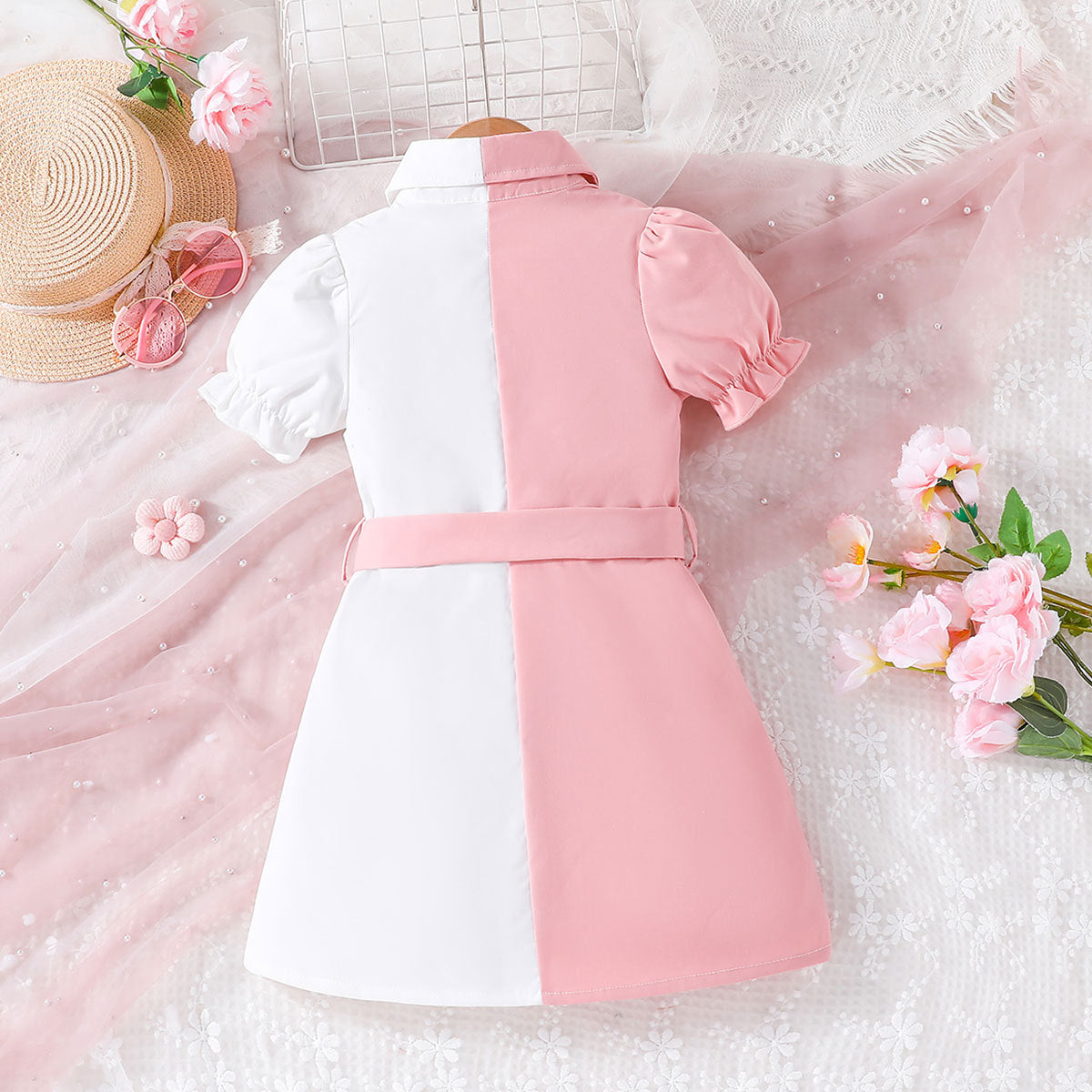 Girls' Lantern Sleeve Best-selling Dress