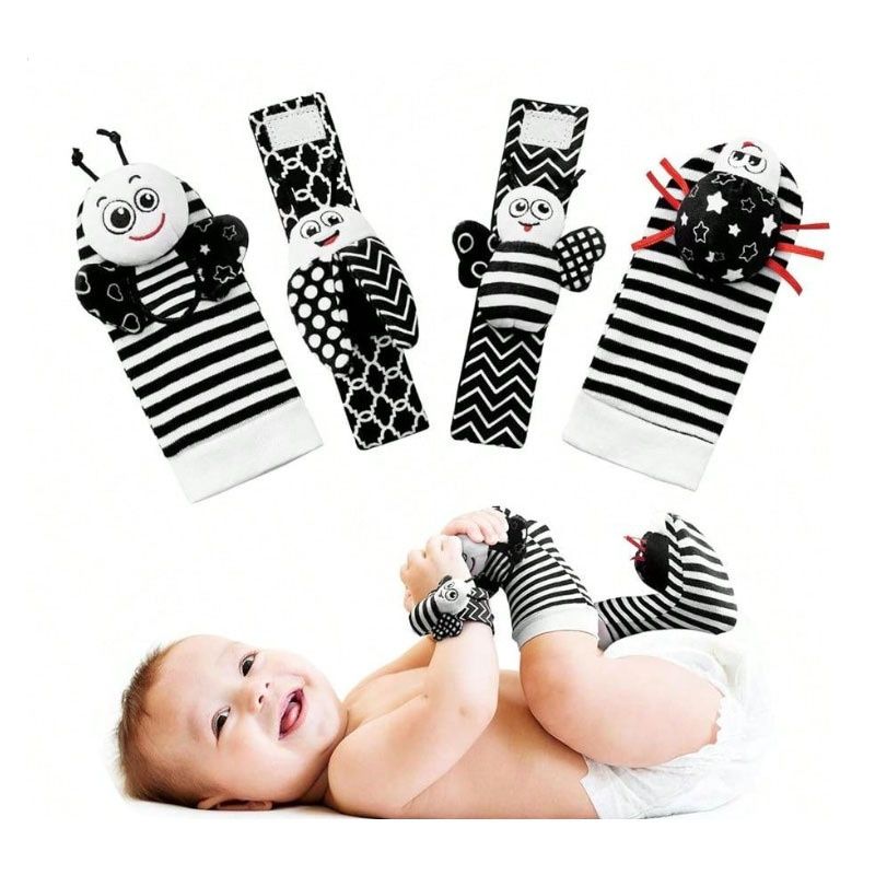 Baby Rattle Socks Wrist Strap Strap Early Education Toys