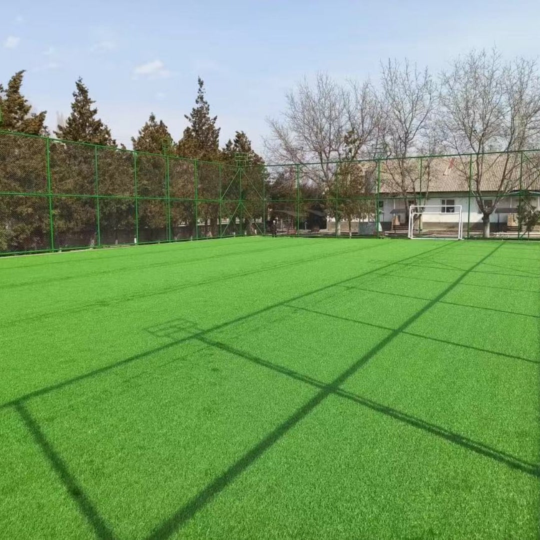 3FTX10FT Outdoor Artificial Grass Runner Rug, Thick Realistic Fake Grass Roll Decor Patio Balcony Garden Lawn, Dog Pets Turf Drain Mat, 1.38 Pile Height