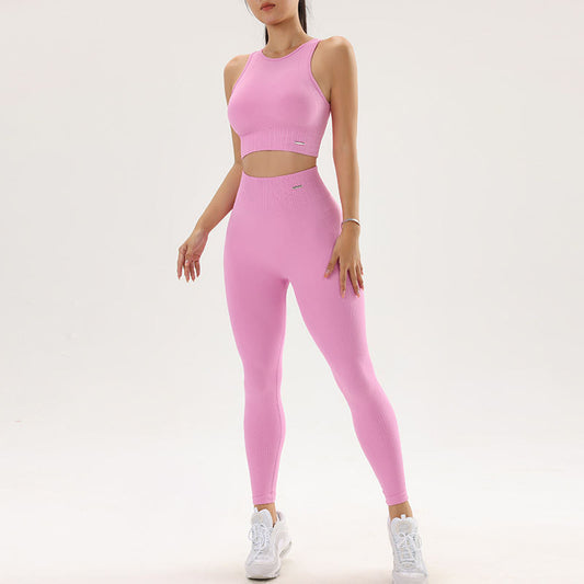 Women's Sports Fitness Yoga Running Top Suit