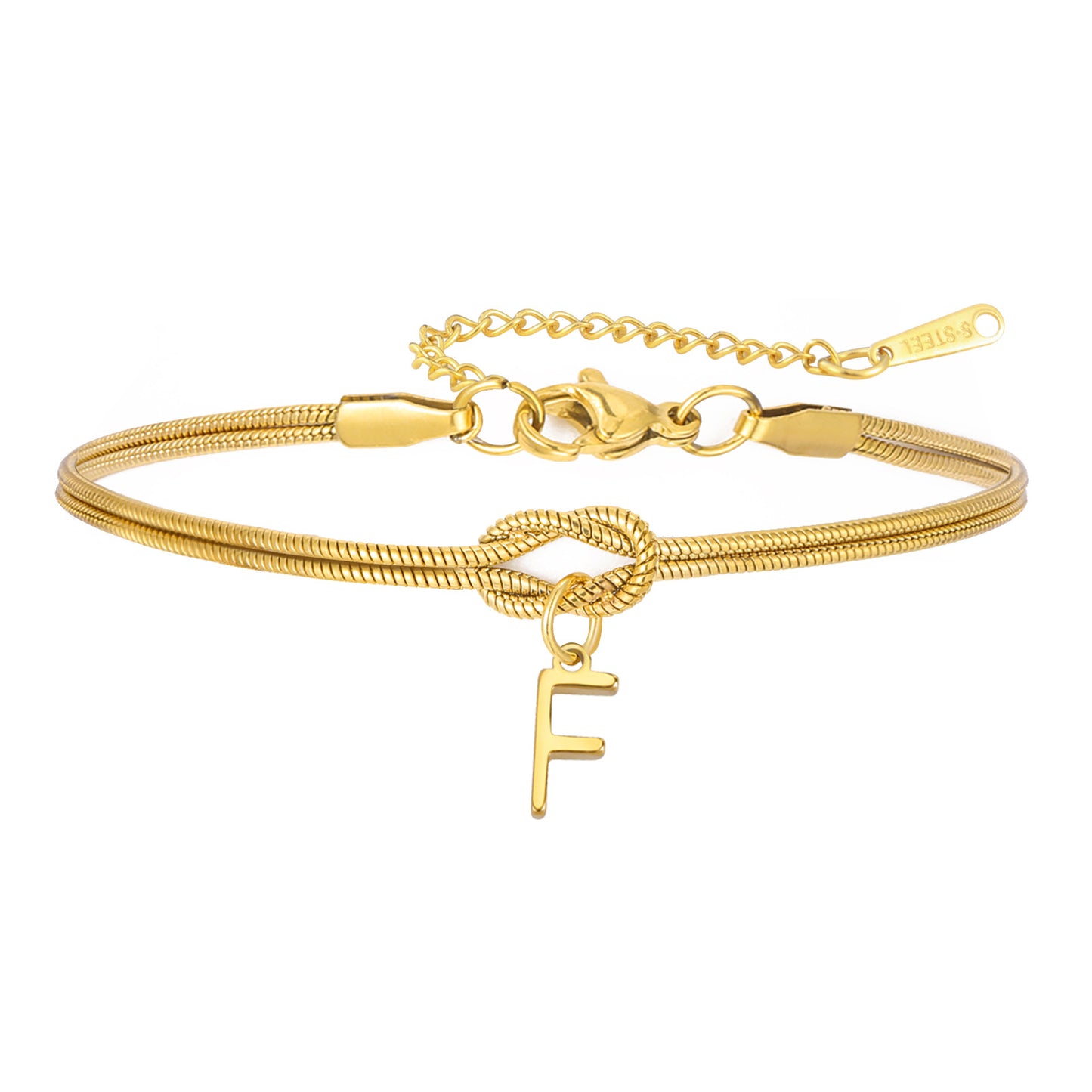 New Best-selling Wholesale 26-letter Handmade Knot Bracelets