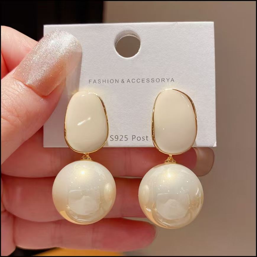 2026 New Pearl Earrings, Elegant Face-Slimming Chinese Style Women Jewelry