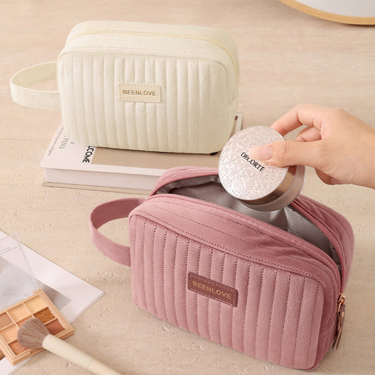 Womens Large-Capacity Portable Makeup Bag