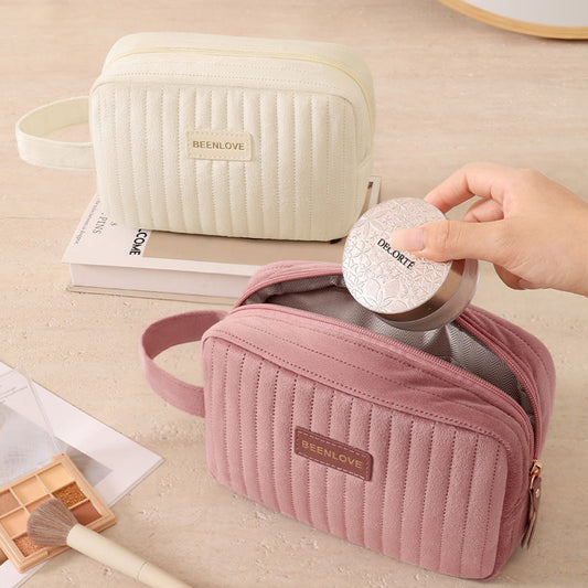 Womens Large-Capacity Portable Makeup Bag