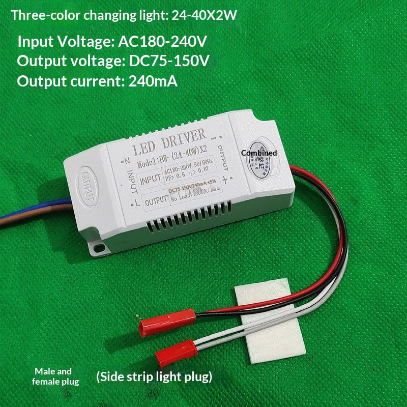 LED Segmented Tri-color Dimmable Crystal Lamp, Constant Current Transformer Lamp Accessories, Rectifier.