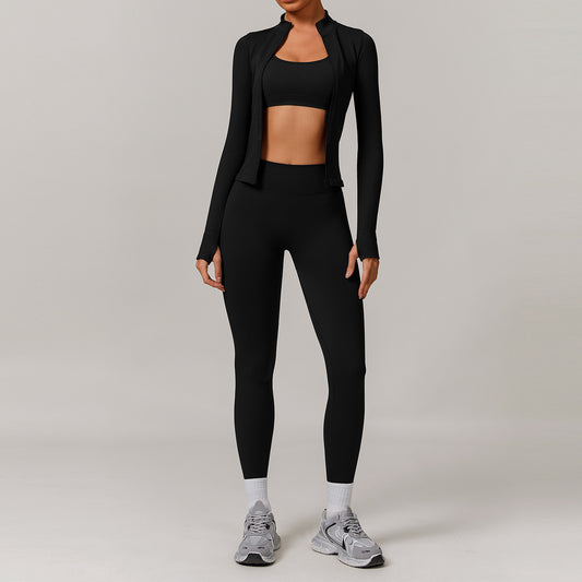 Seamless Beauty Back Yoga Suit Running Quick-drying Tight Workout Clothes