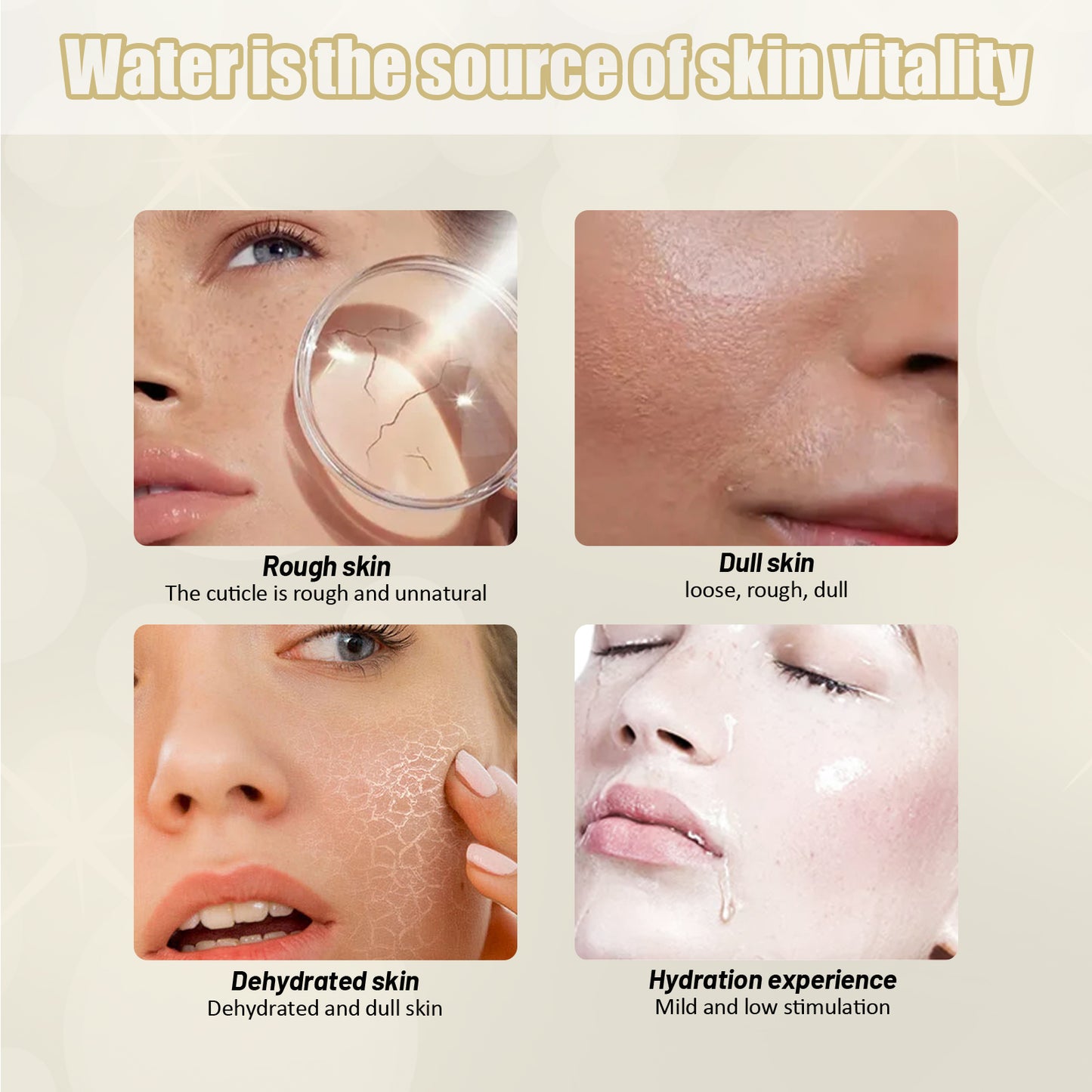 EELHOE Collagen Cream, Brightening Moisturizing Facial Skin And Smoothing Fine Lines Cream