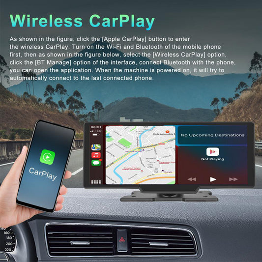 Carplay Car Smart Screen Driving Recorder Reversing Rear View