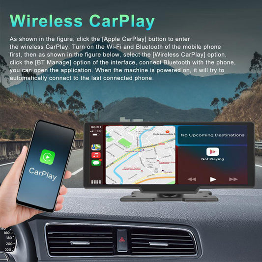 Carplay Car Smart Screen Driving Recorder Reversing Rear View