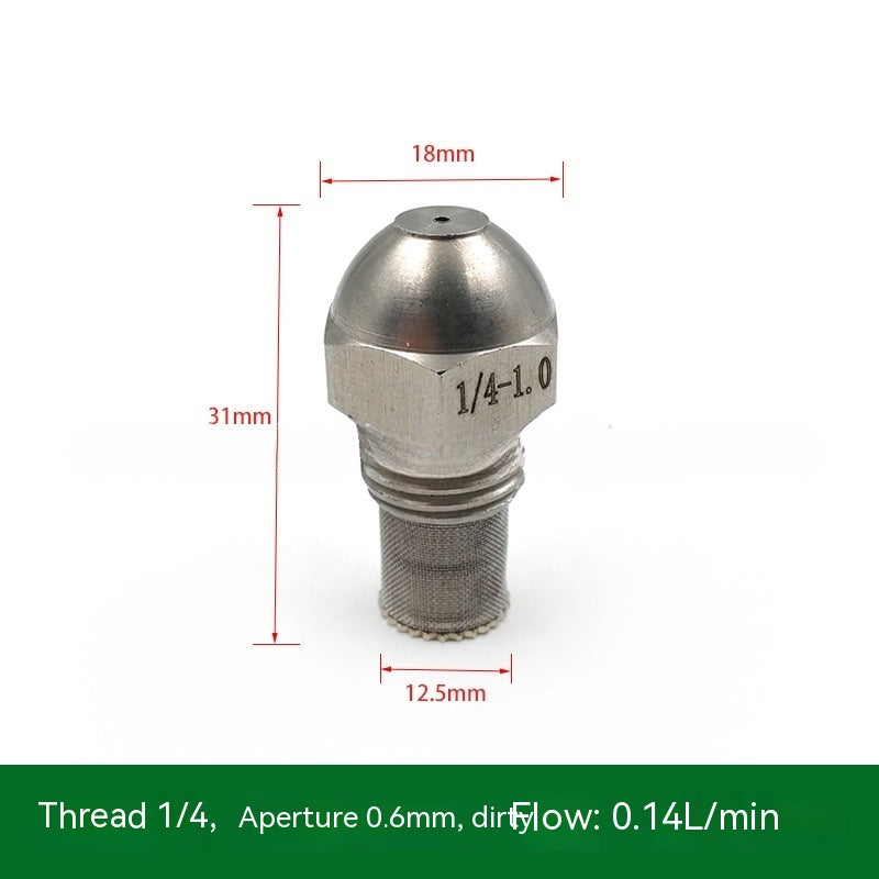 High And Low Pressure Fine Atomization 304 Stainless Steel Nozzle 2 Points Humidifying And Cooling Methanol Combustion Head