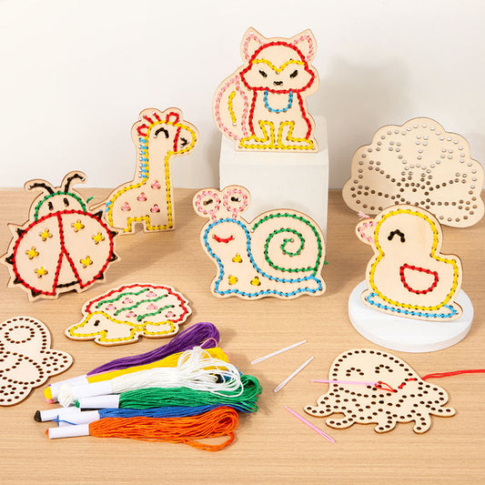 Handmade Embroidery Rope Game Thinking Hand-eye Coordination Educational Toys