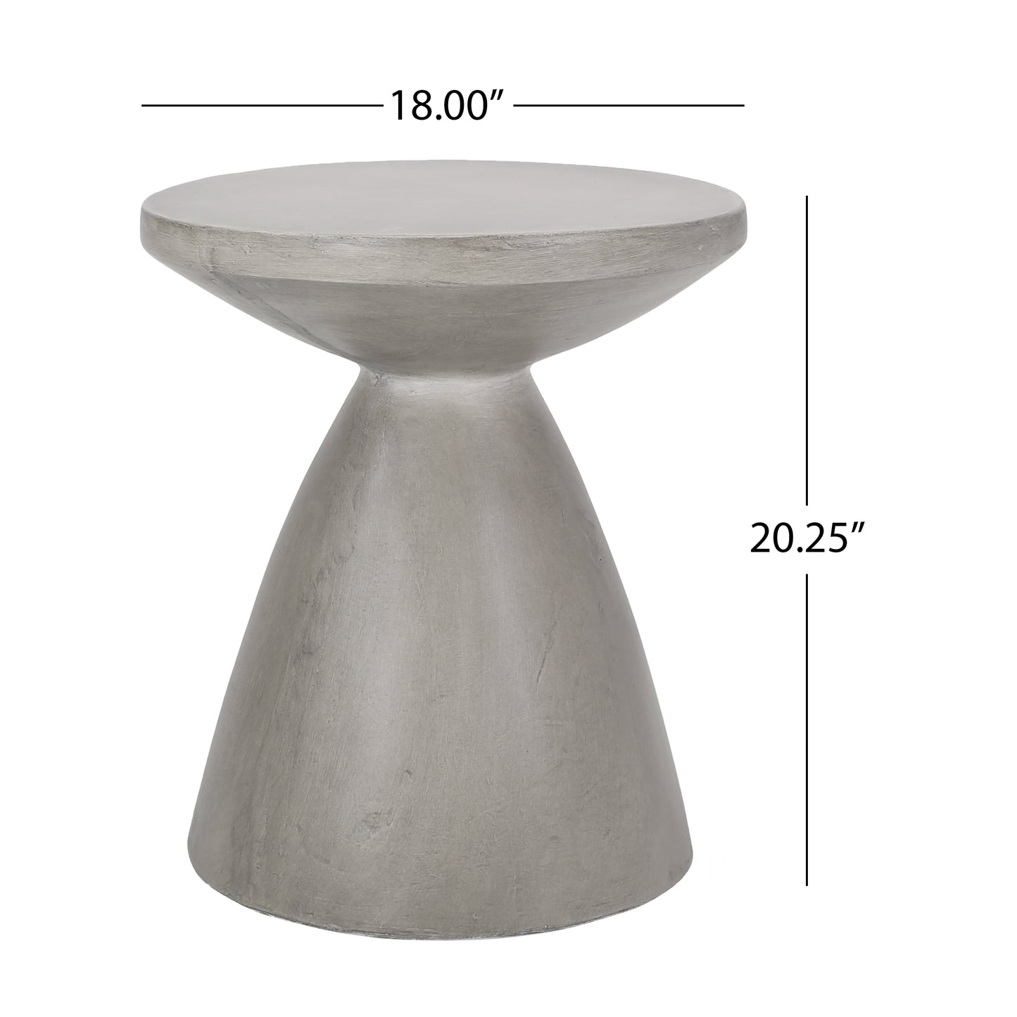 Outdoor LightWeight Concrete Side Table,MGO End Table