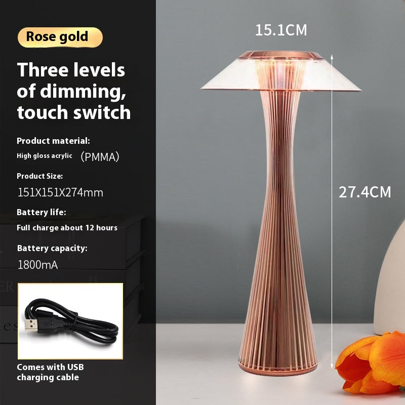 Dining Room Quiet Bar Decorative Table Lamp Bedroom Bedside Charging Small Night Lamp